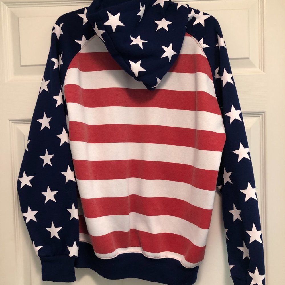 Mens USA Sweatshirt Hoodie size Large - Picture 2 of 2